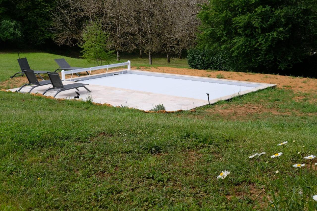 Campagne Et Confort Avec Piscine Chauffee Carsac-Aillac Exterior foto